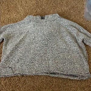 Grey, light, long sleeve hoodie (no zipper)